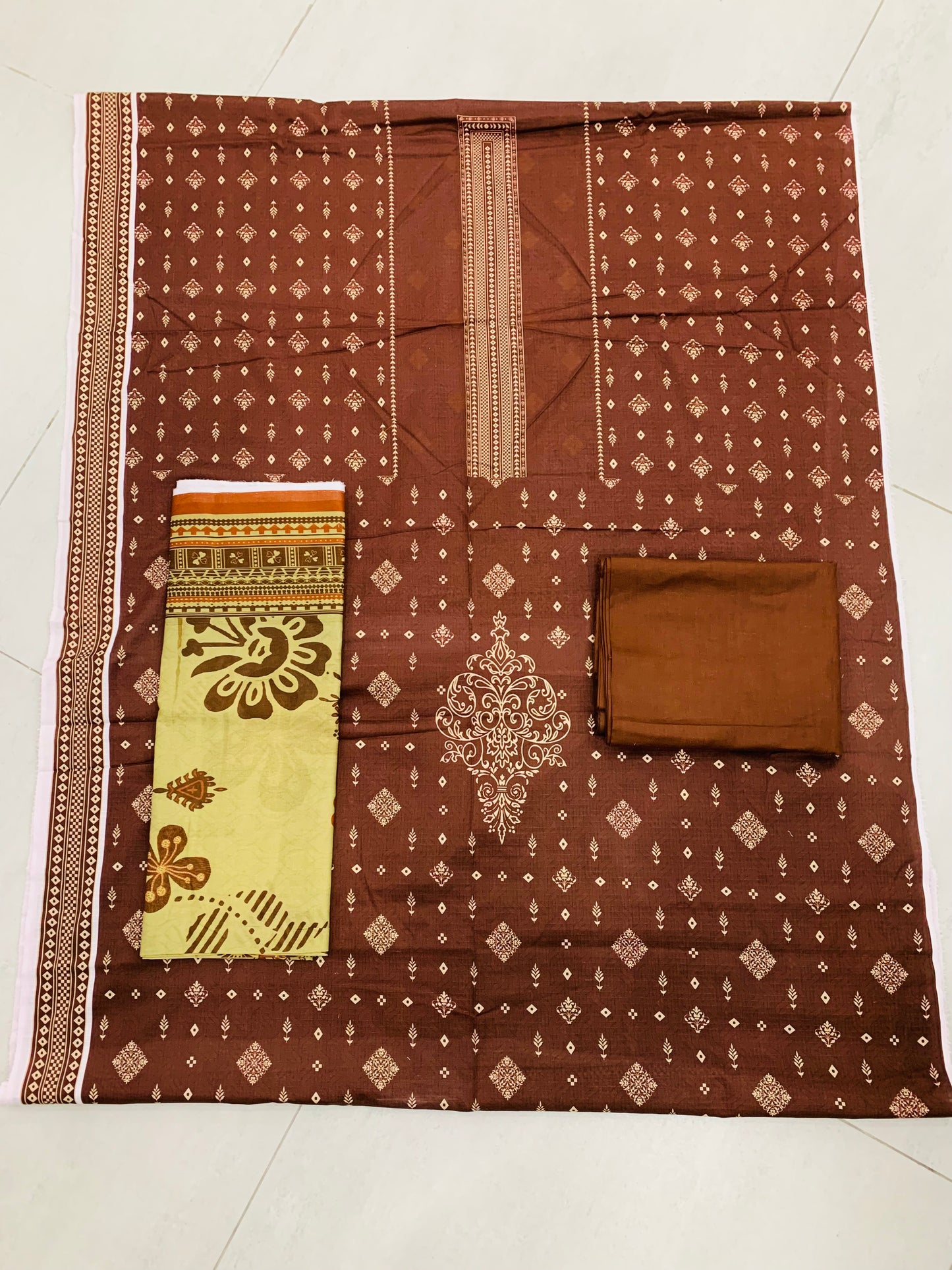3Pc Gala Daman Digital Print Lawn