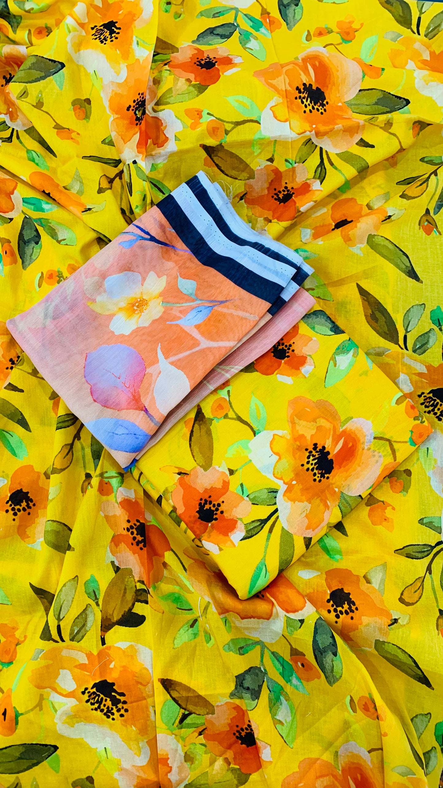 3 Piece Allover Digital Print Lawn