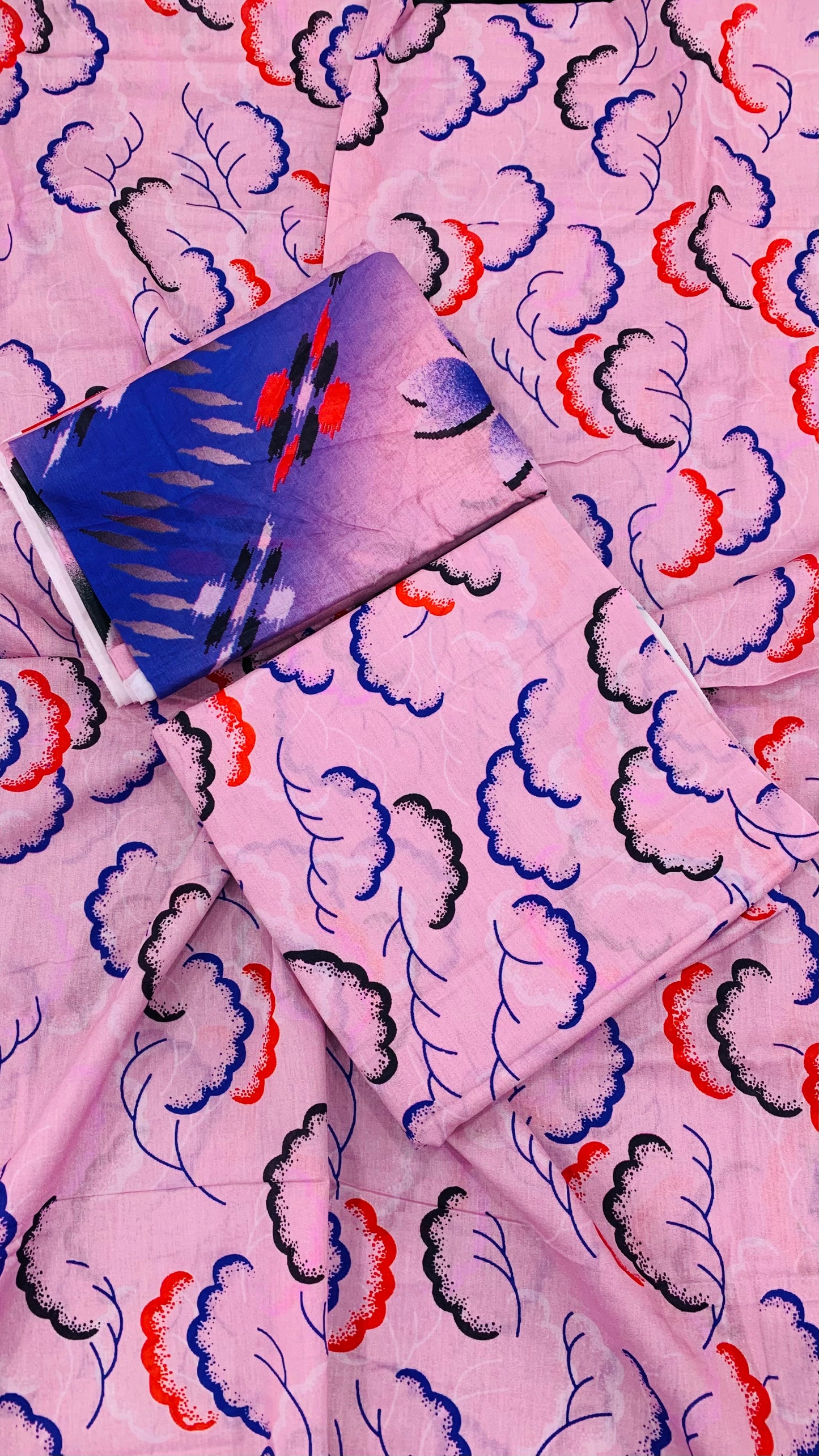 3 Piece Allover Digital Print Lawn