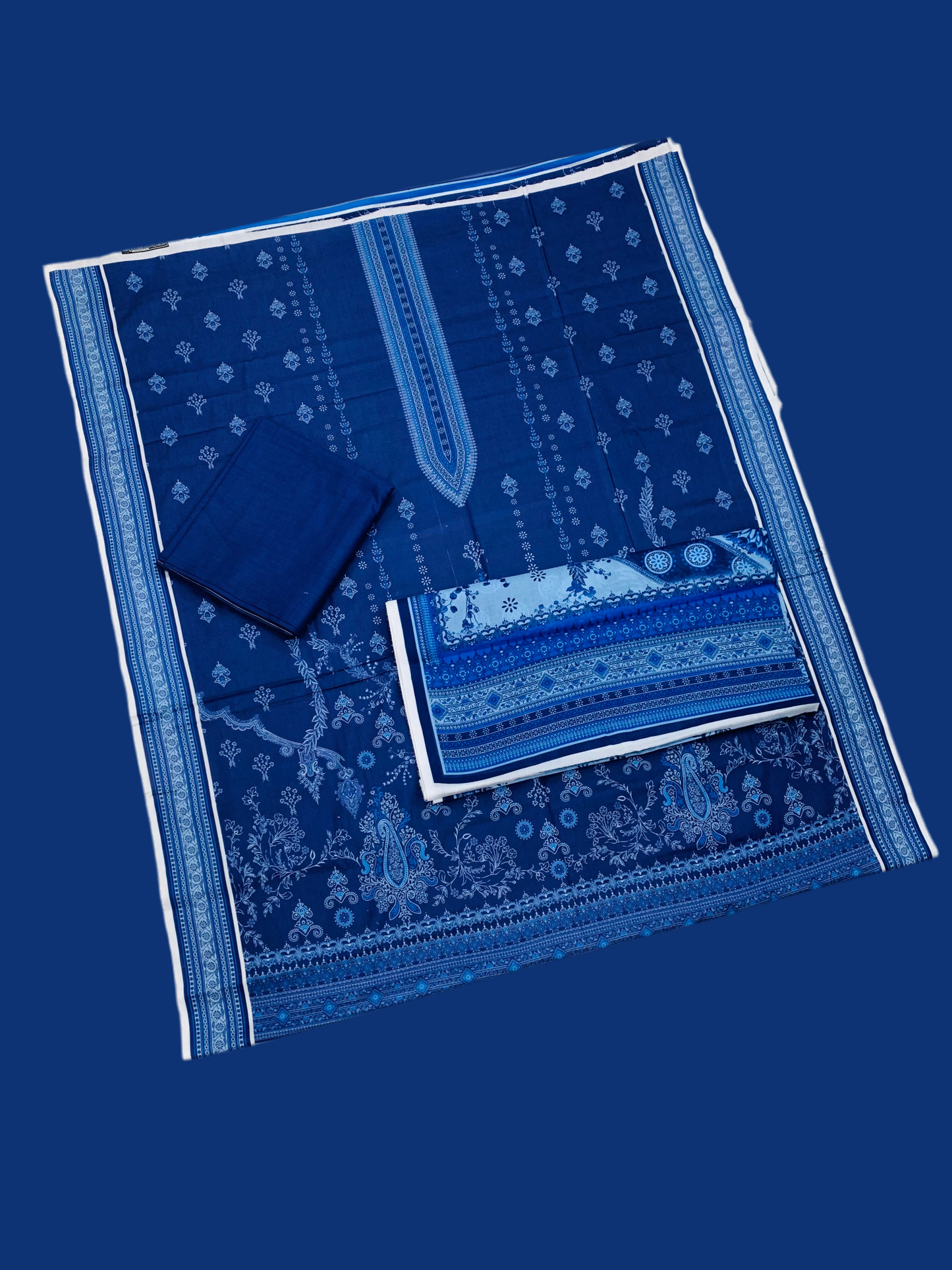 3Pc Gala Daman Digital Print Lawn