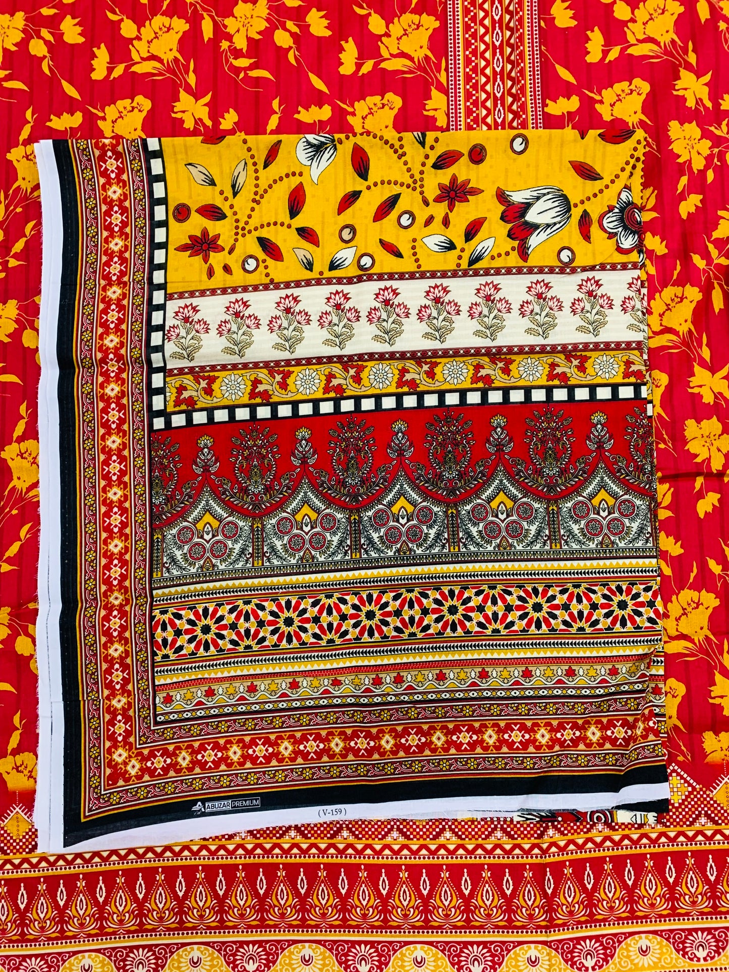 3Pc Gala Daman Digital Print Lawn
