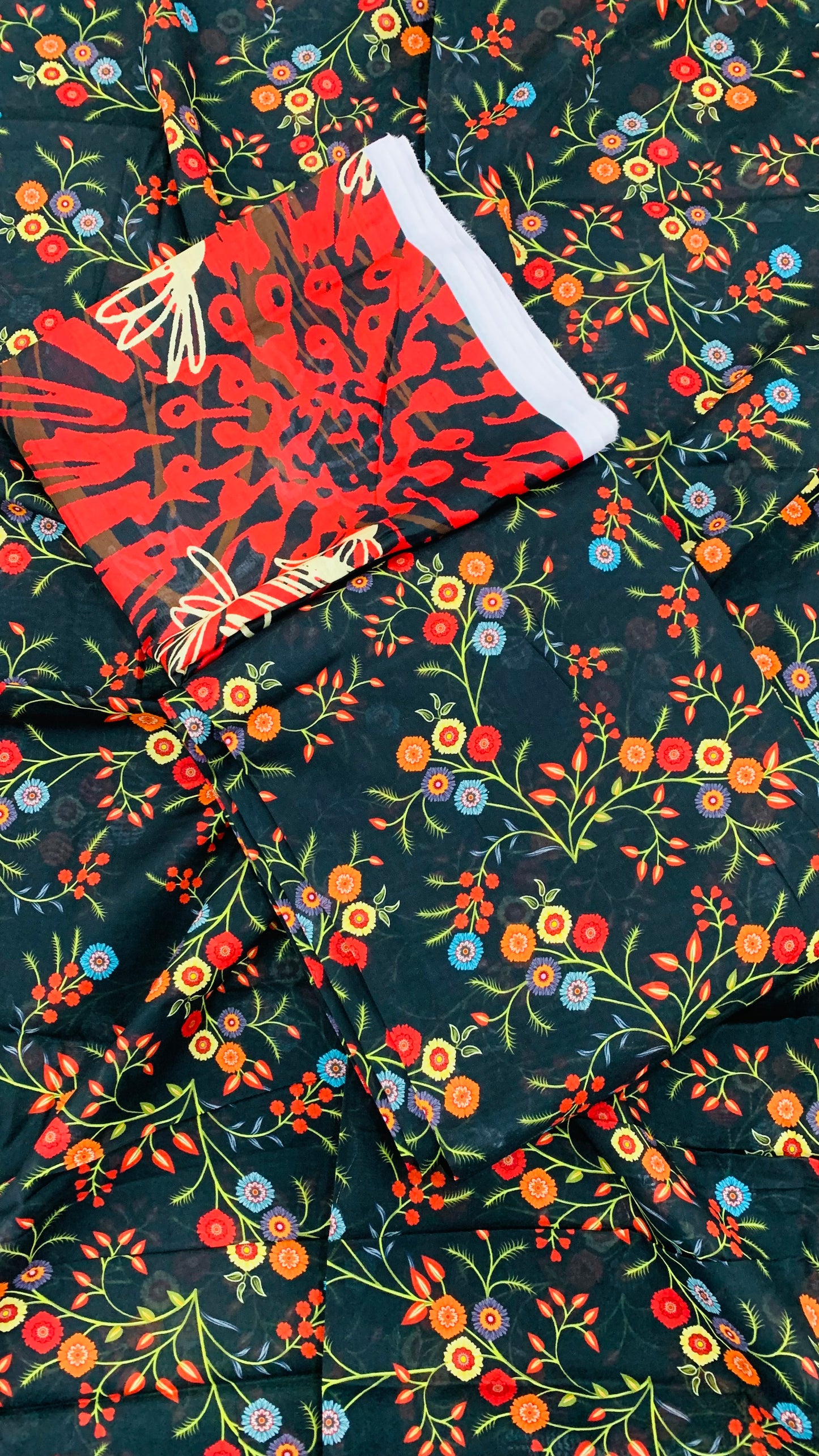 3 Piece Allover Digital Print Lawn