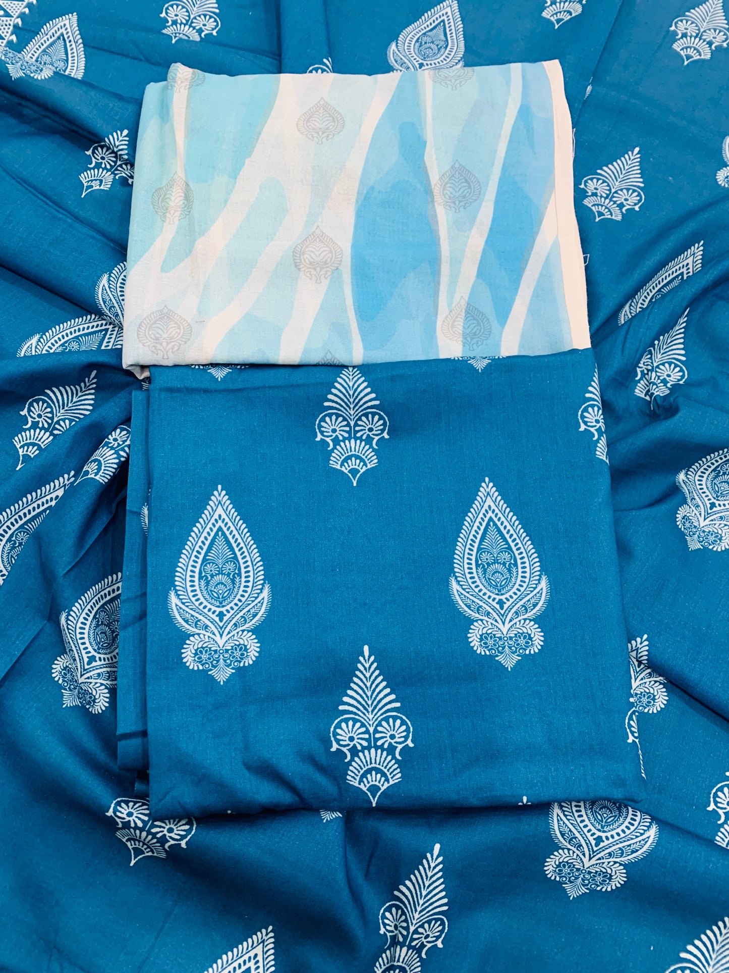 3 Piece Allover Digital Print Lawn