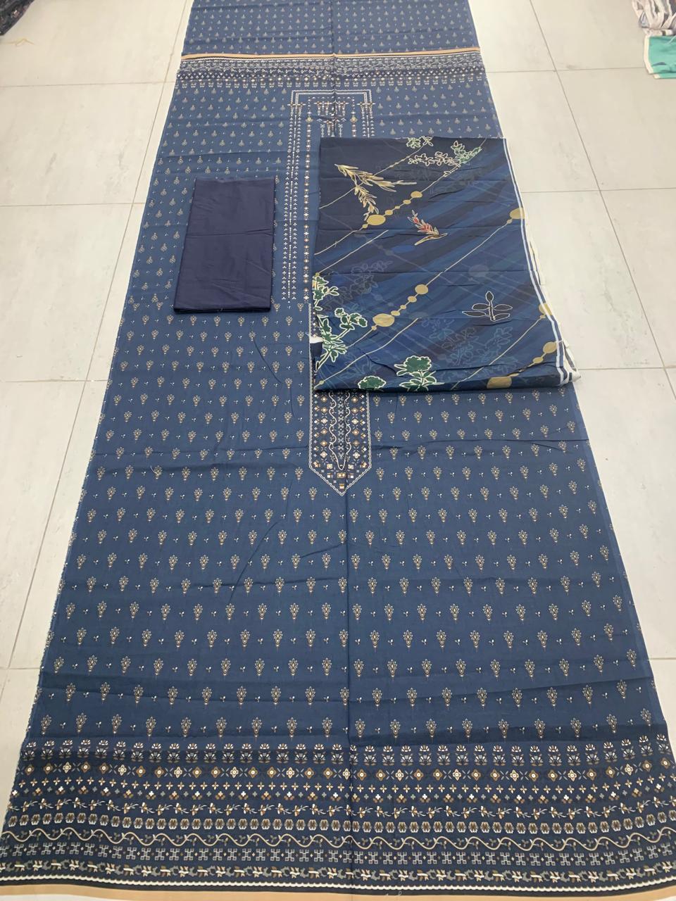 3 Piece Digital Print Lawn Zariya Digital