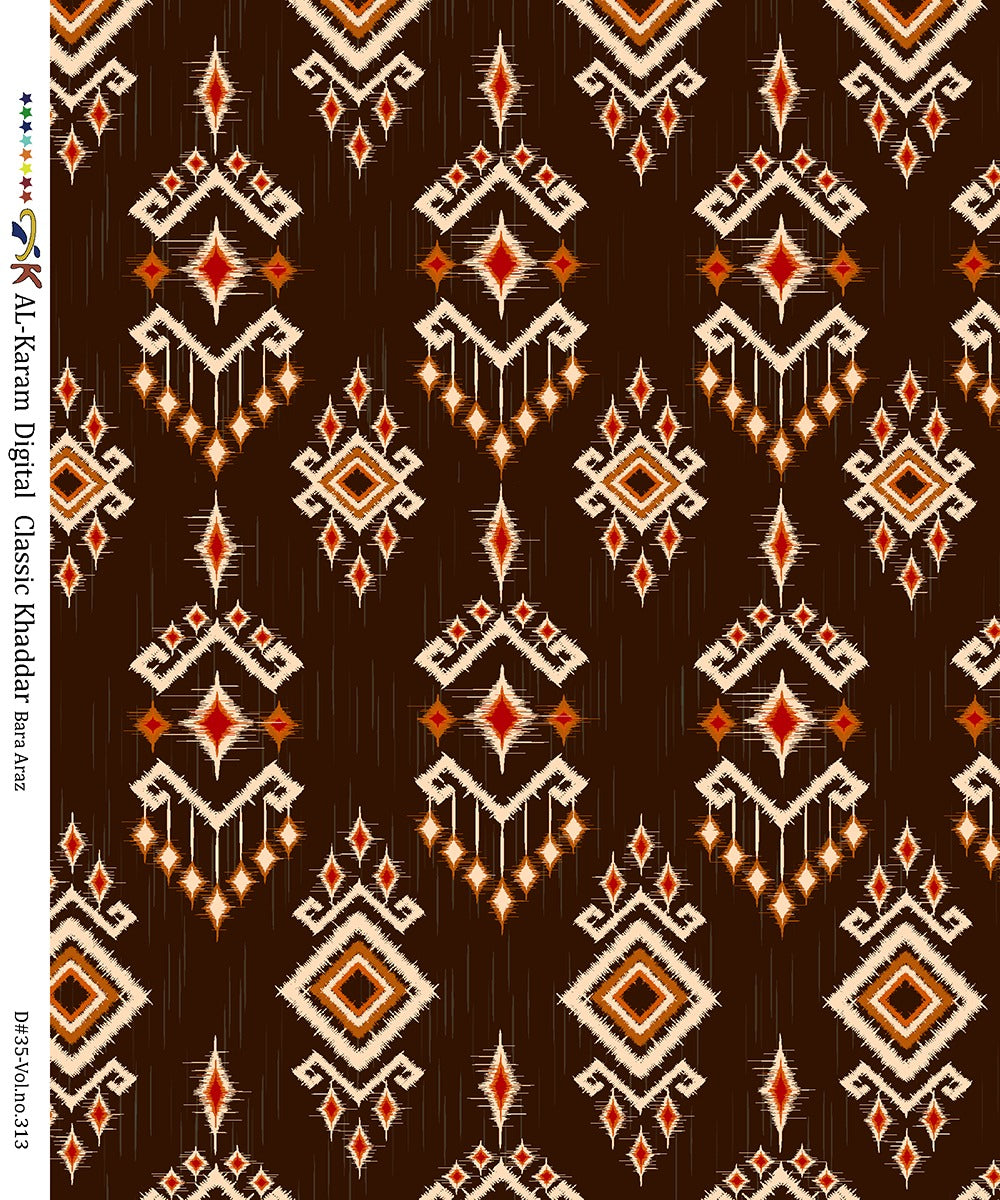 2 Piece Khaddar Allover