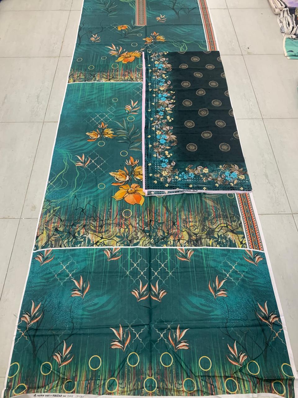 3 Piece Digital Print Lawn Zariya Digital
