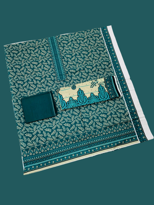 3Pc Gala Daman Digital Print Lawn