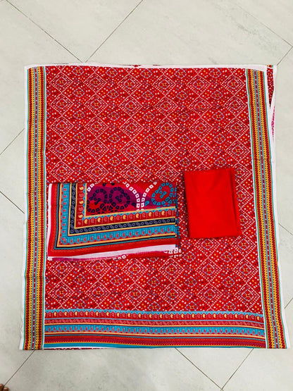 3 Piece Digital Print Lawn