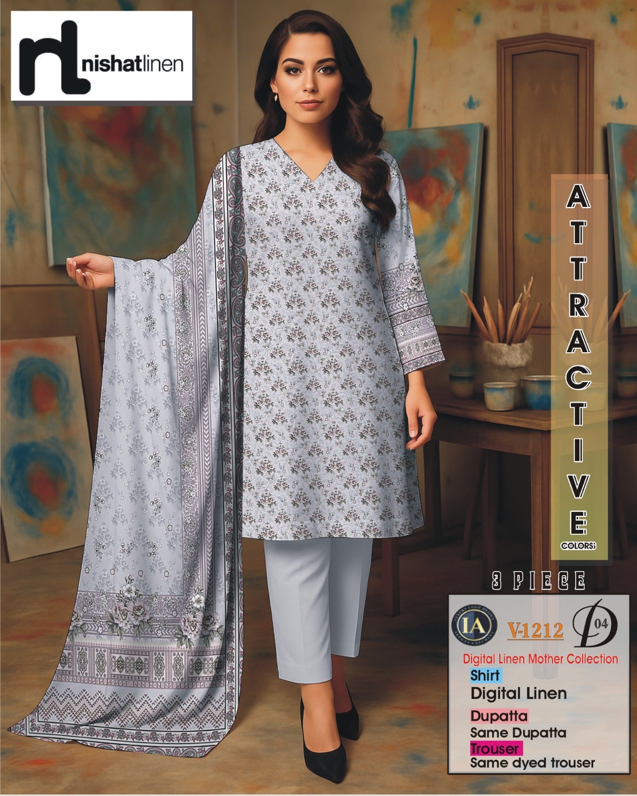 3 Piece Linen