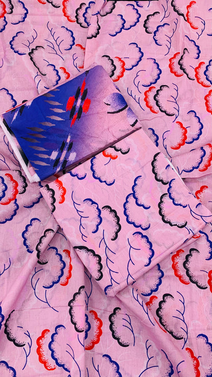 3 Piece Allover Digital Print Lawn