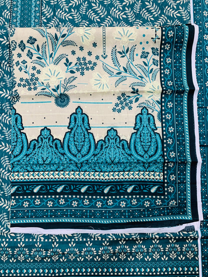 3Pc Gala Daman Digital Print Lawn
