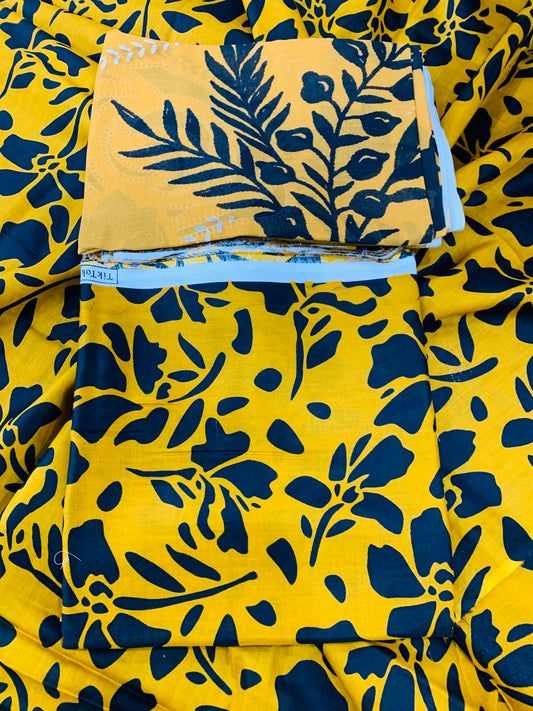 3 Piece Allover Digital Print Lawn