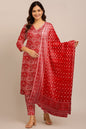 3 Piece Print Allover Lawn