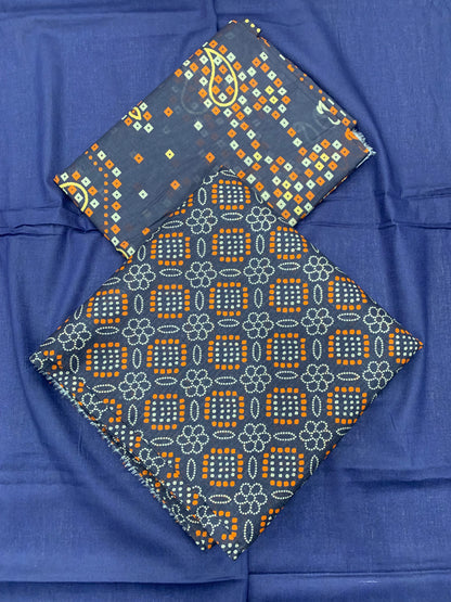 3Pc Allover Banadoria Lawn