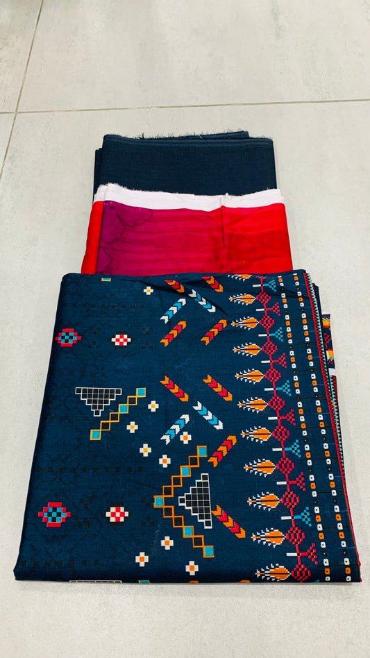 3 Piece Digital Print Lawn