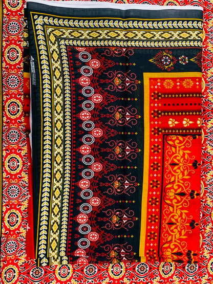 3Pc Gala Daman Digital Print Lawn