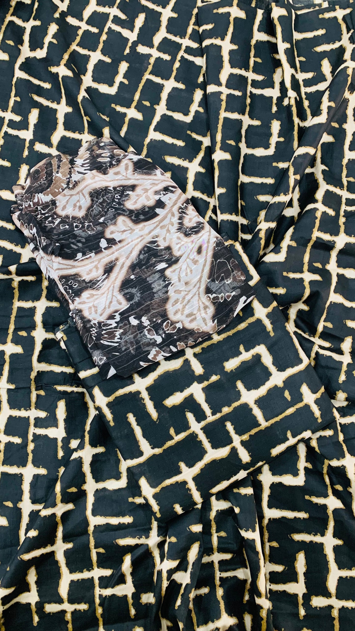 3 Piece Allover Digital Print Lawn