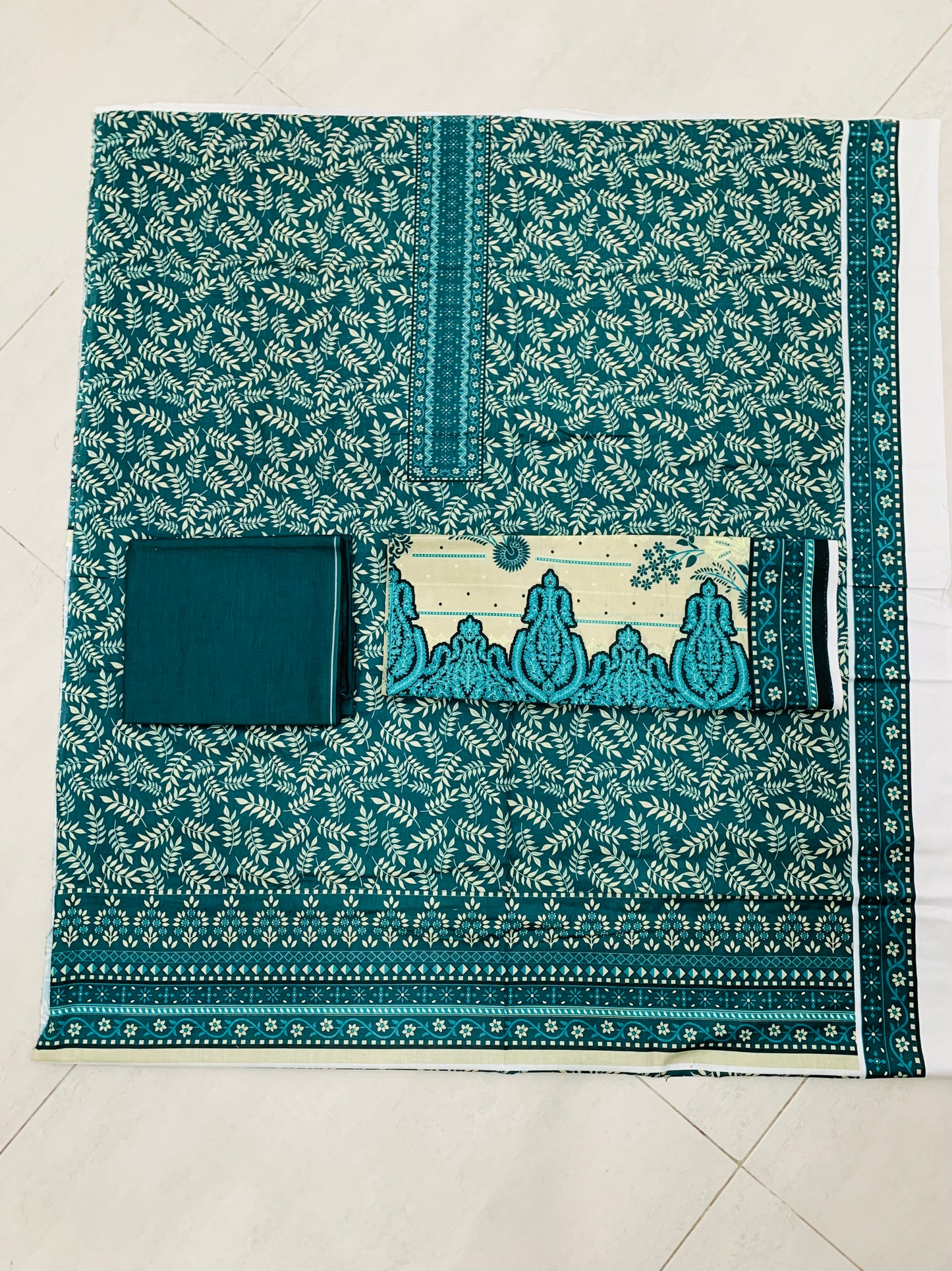 3Pc Gala Daman Digital Print Lawn