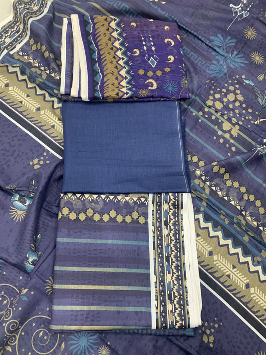 3 Piece Digital Print Lawn