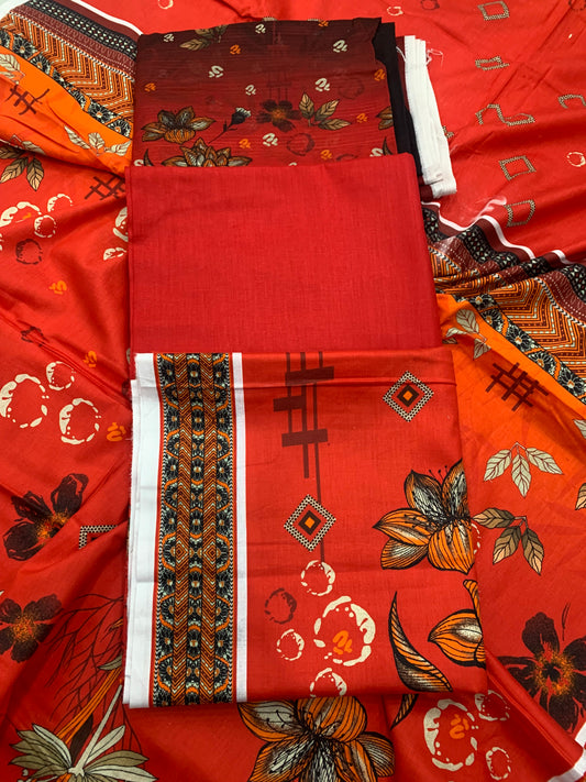 3 Piece Digital Print Lawn