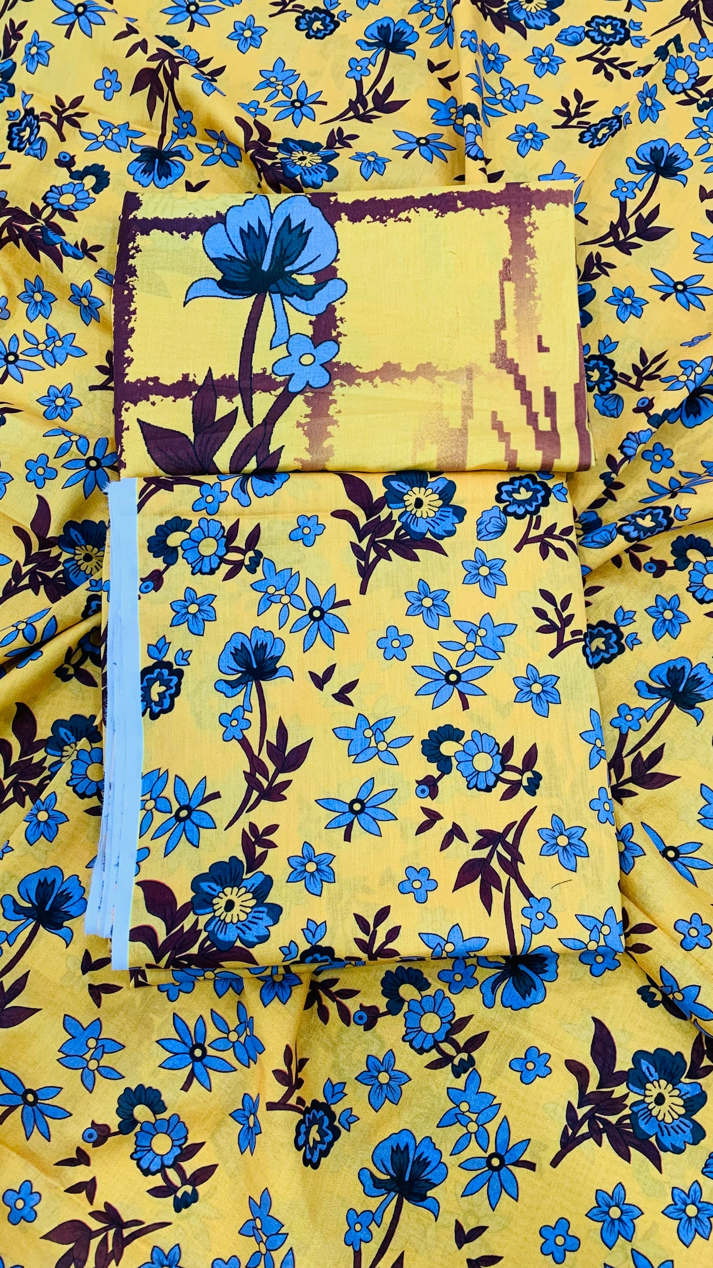 3 Piece Allover Digital Print Lawn