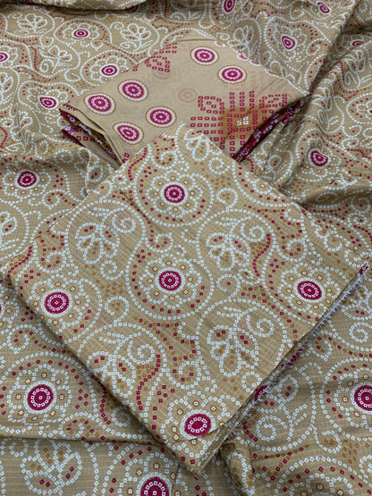 3Pc Allover Banadoria Lawn