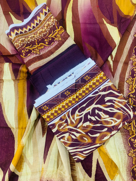 3 Piece Digital Print Lawn