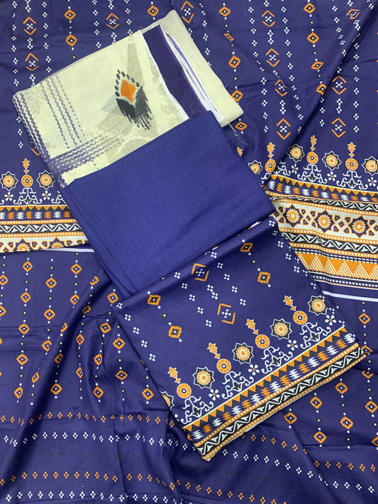 3 Piece Digital Print Lawn