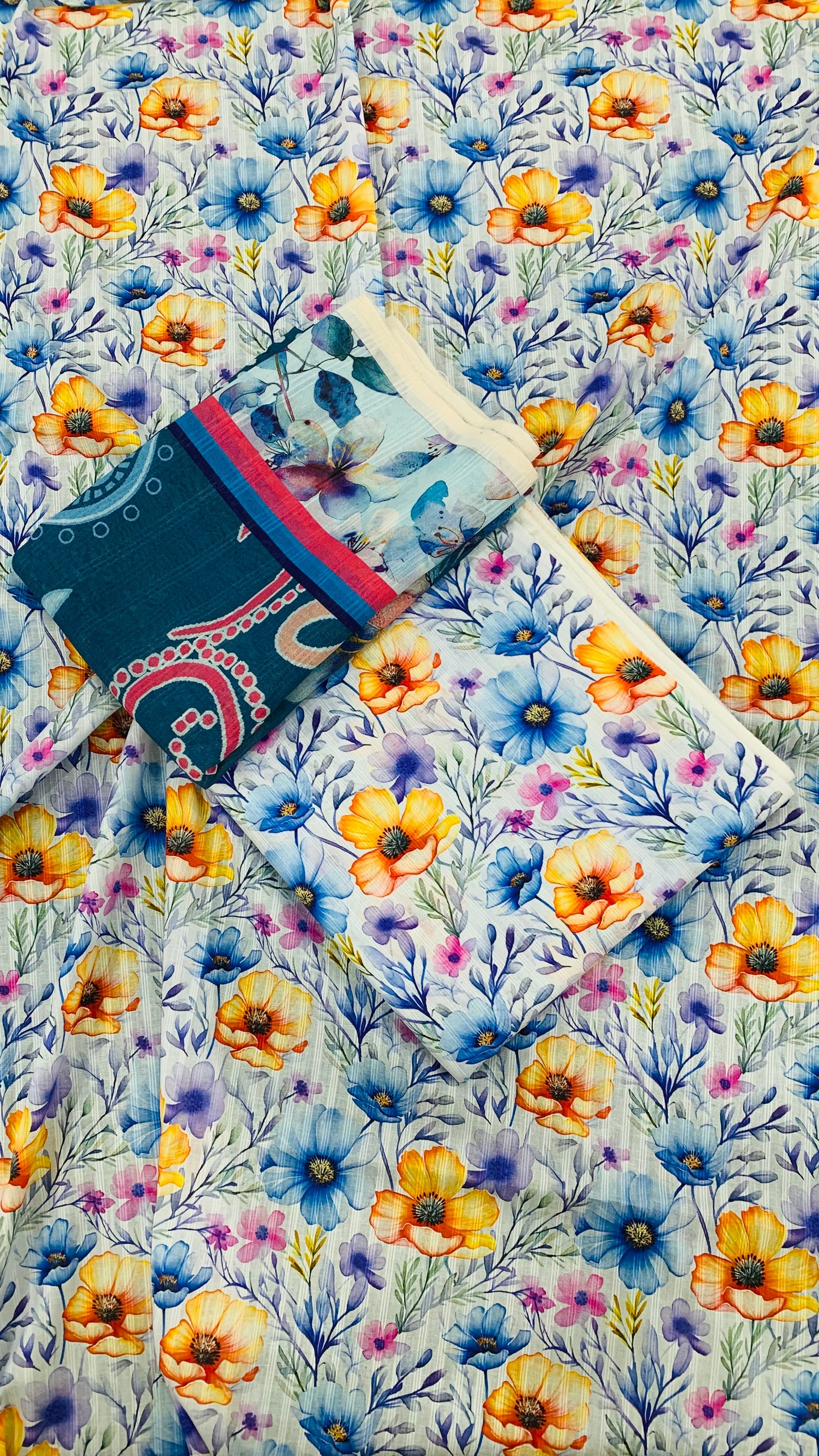 3 Piece Allover Banadoria Digital Print Lawn