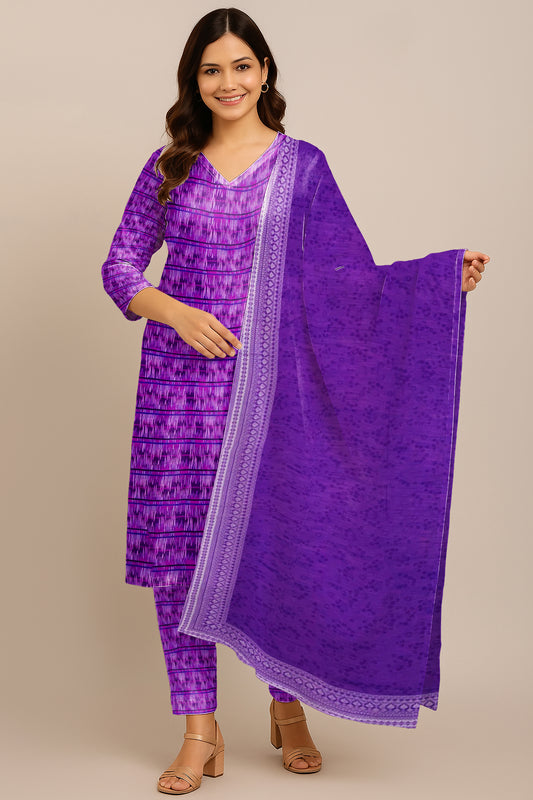 3 Piece Banadoria Allover Lawn Digital Print