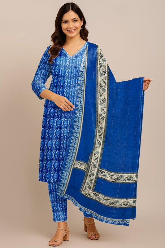 3 Piece Banadoria Allover Lawn Digital Print