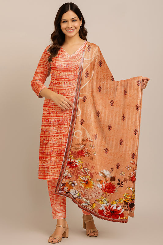 3 Piece Banadoria Allover Lawn Digital Print