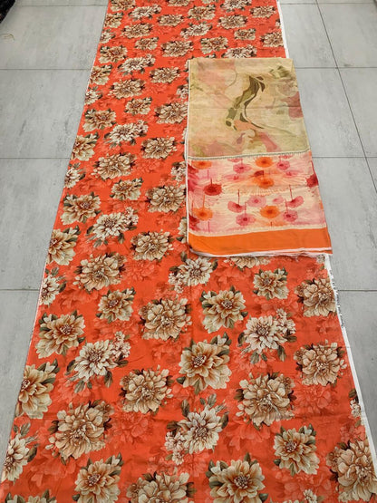 3 Piece Lawn Allover Shirt Trouser Zariya Digital