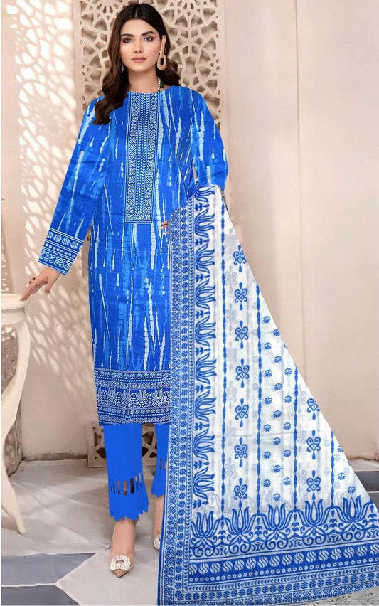 3 Piece Lawn Digital Print