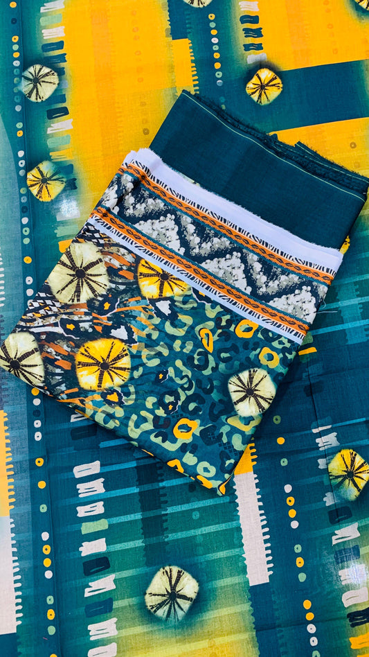 3 Piece Digital Print Lawn