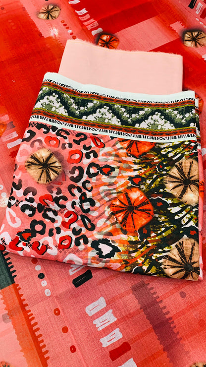 3 Piece Digital Print Lawn