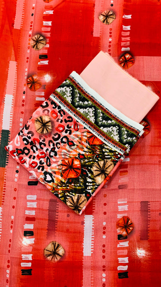 3 Piece Digital Print Lawn