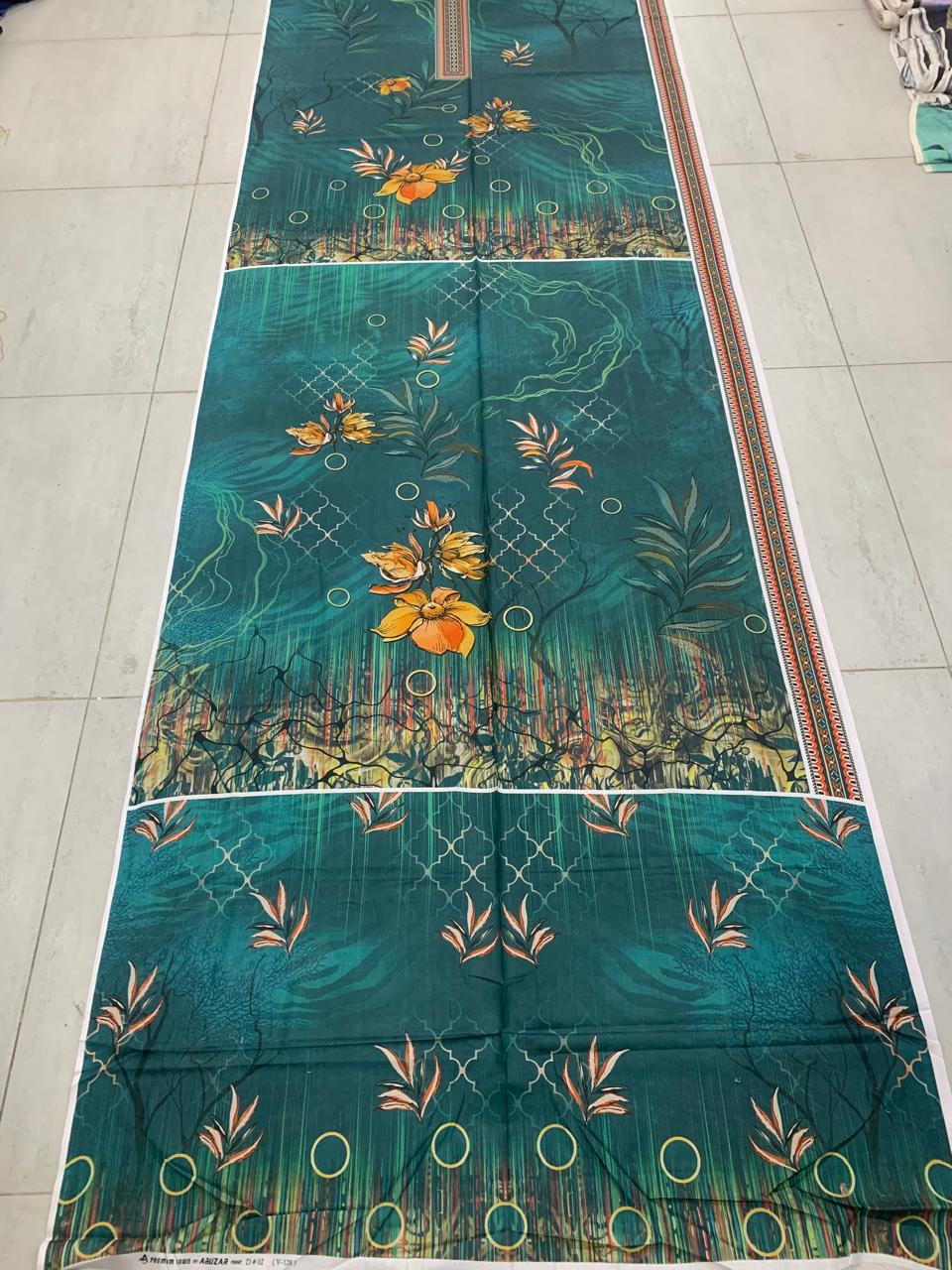 3 Piece Digital Print Lawn Zariya Digital